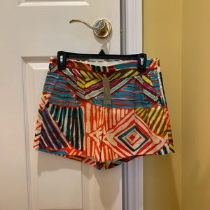 JCREW multi colored shorts